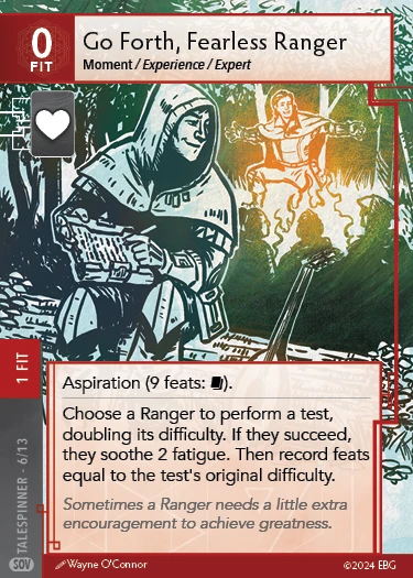 Go Forth, Fearless Ranger
