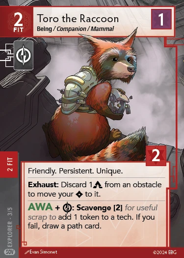 Toro the Raccoon